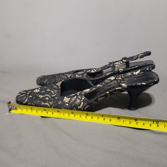 Browns Couture Lace patterned heels size 7.5 - Picture 3 of 13